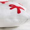 Throw Pillowcase Velvet Soft Decorative Cover Bow Pattern Multiple Sizes Cushion Case Sofa Bedroom Chair