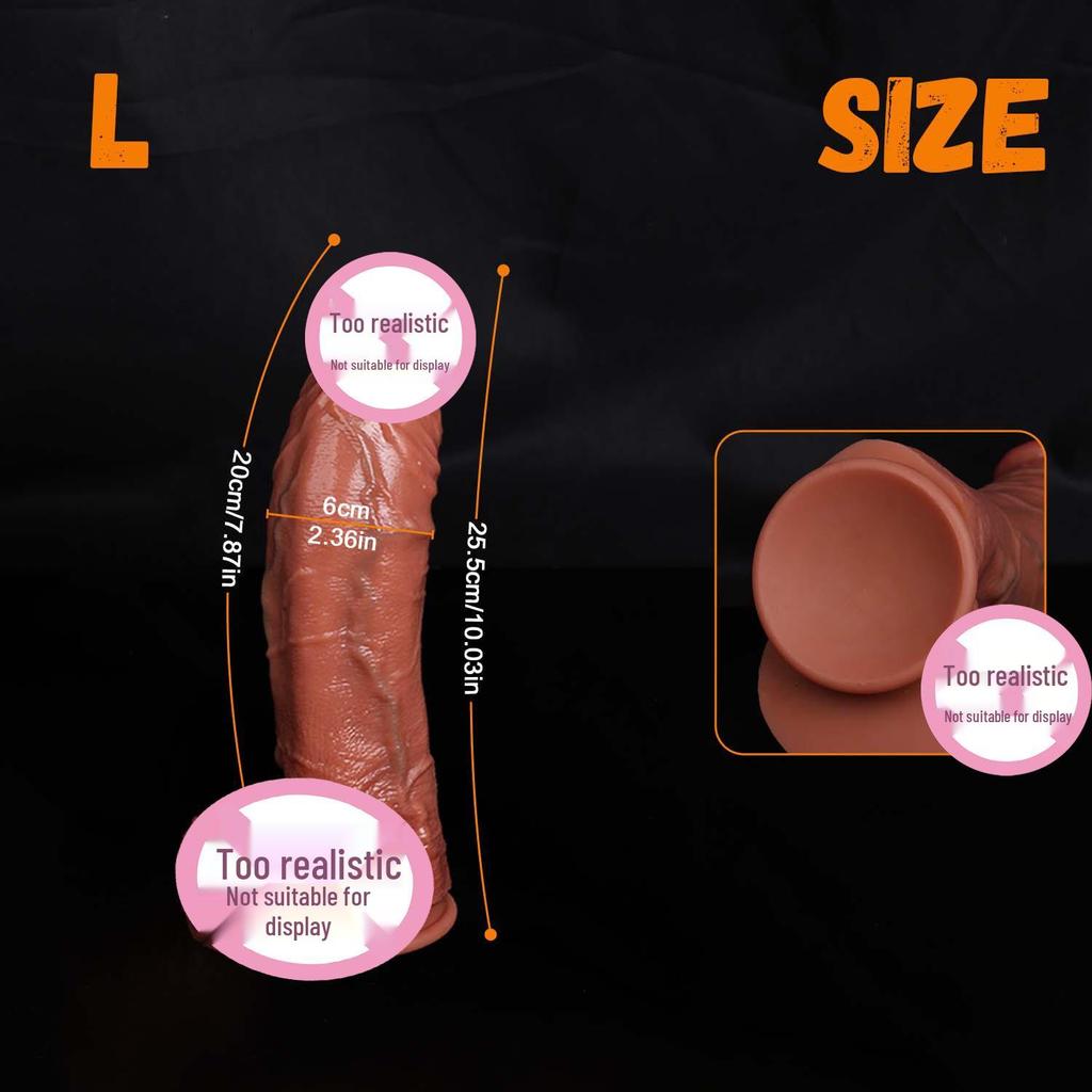Realistic Silicone Penis Female Masturbator Adult Toy