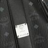 MCM Klassische Monogramm Wende-Ledertasche Große Kapazität Einkaufstasche Unisex Tote Schwarz MWPAAVI02BK001