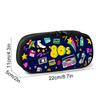 Hot Sales Tape Print Layered Fabric Pencil Case 3D Cartoon Pen Bag Best Gift for Boys/Girls School & Office Supplies