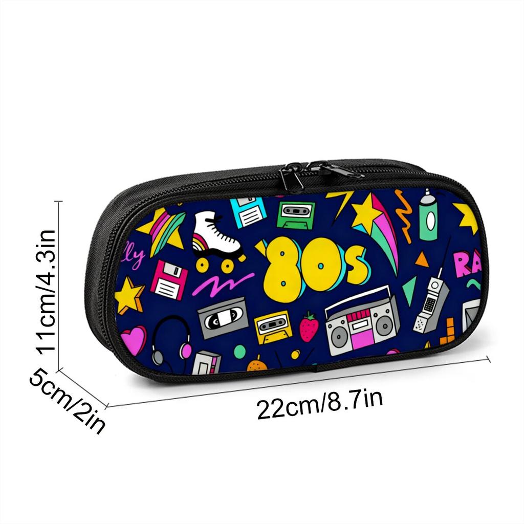 Hot Sales Tape Print Layered Fabric Pencil Case 3D Cartoon Pen Bag Best Gift for Boys/Girls School & Office Supplies