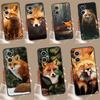 Cute Fox In Autumn Case For OPPO Reno 4Z 5Z 8T 10 11 Pro 11F 7 8 5 6 Lite OPPO Find X6 X5 Pro X2 X3 Neo Cover