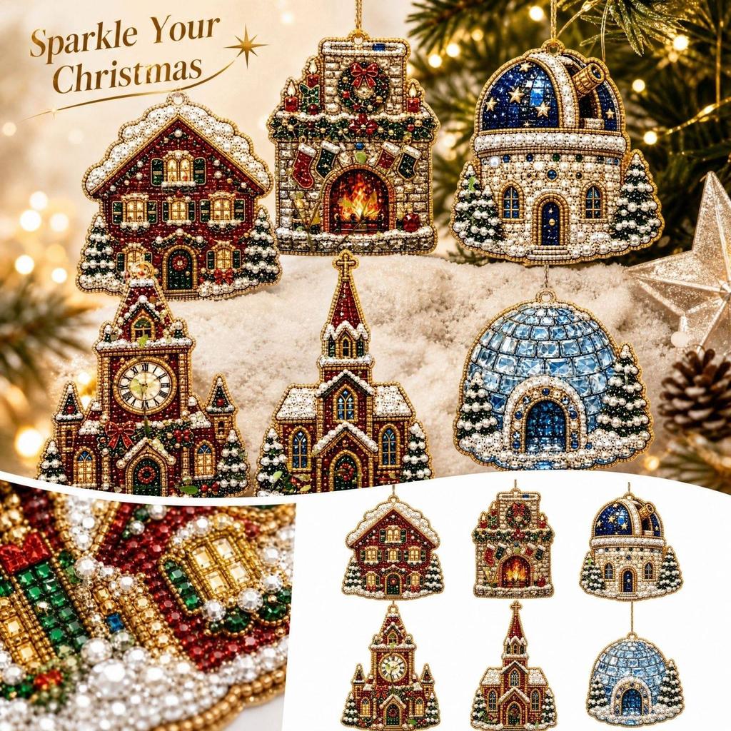 Ornament Set - DIY Christmas Tree Hanging Decorations, Kit for Christmas Decoration