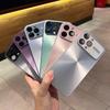 Luxury Bling Laser Aurora Case for iPhone 11 Pro iPhone 12 13 14 Pro Max 14 Plus Big Window Camera Protection Solid Color Cover