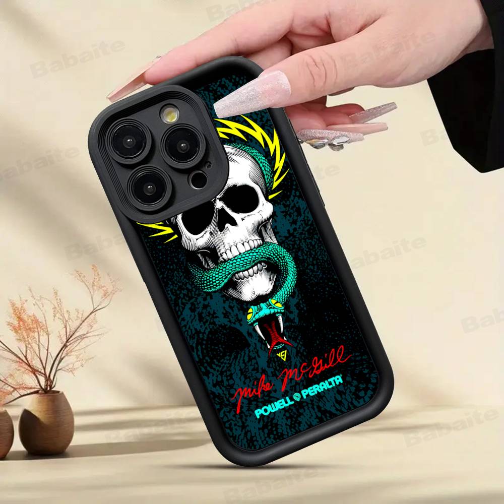 P-Powell P-Peralta Telefoonhoesje Voor IPhone 17 16 15 14 13 12 11 Pro Max Plus Mini Geluk Hoesje