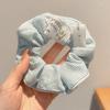 Korean Style Spring/Summer Floral Intestine Hair Scrunchie for Women – Elegant Ponytail Tie and Mori Girl Accessory.