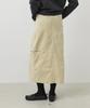 CITYBREEZE Corduroy Utility Skirt_Ivory