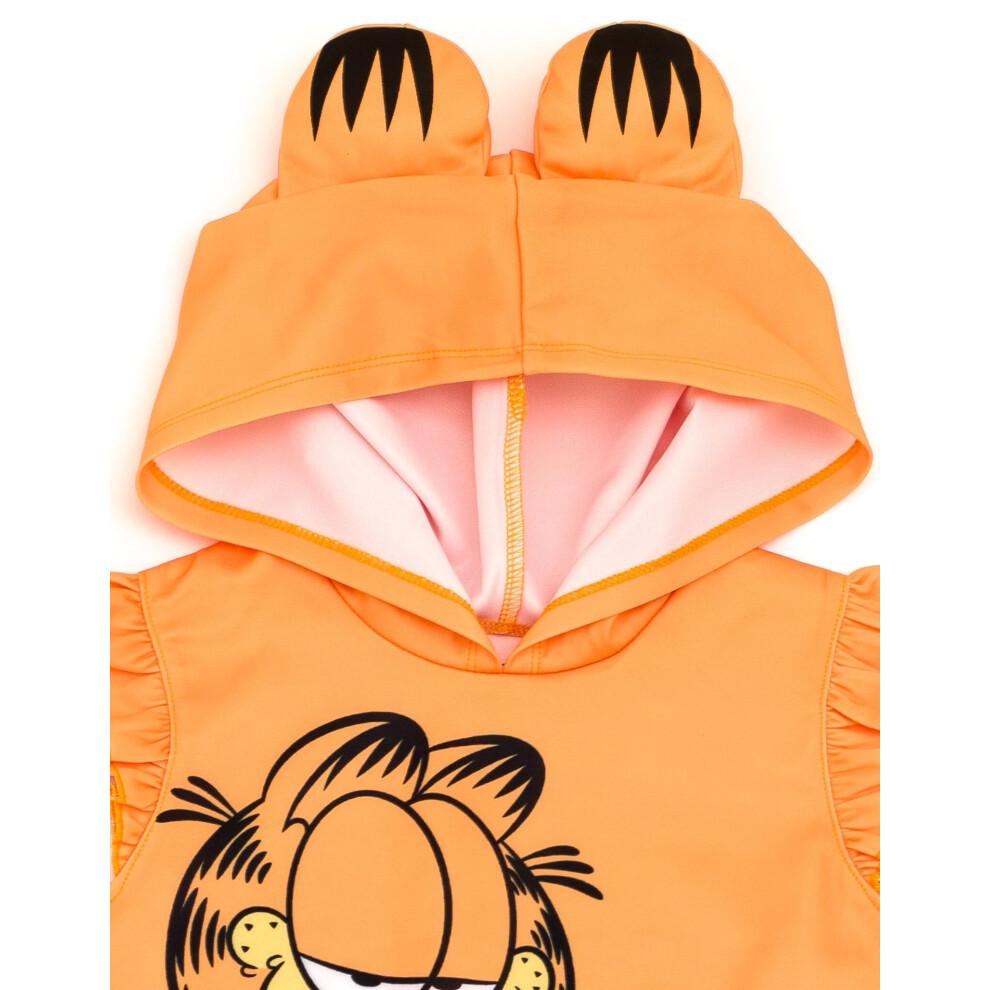 Garfield Vestito in Tulle Cosplay per Bambine Arancione 5