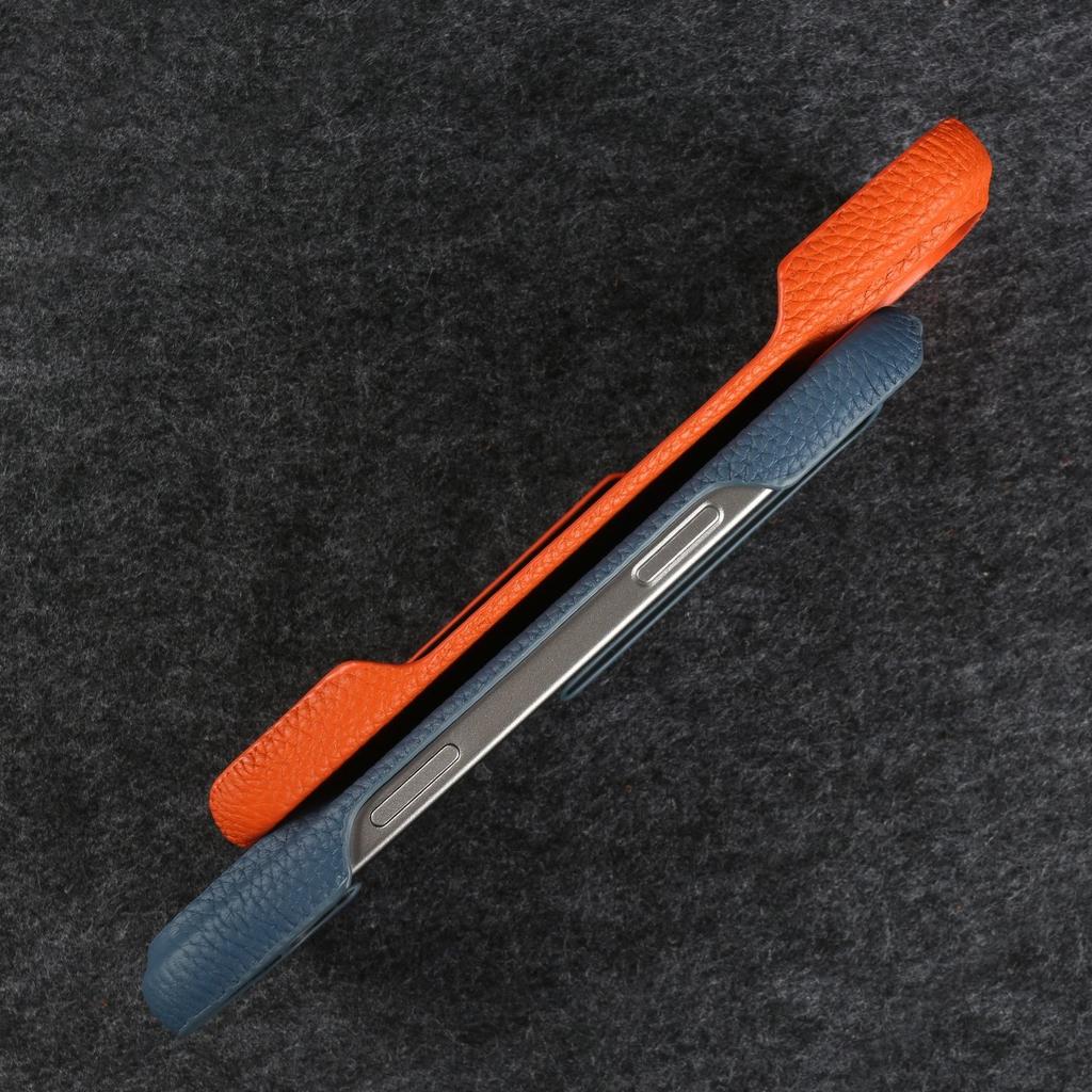 Премиальный магнитный чехол из натуральной кожи для iPhone 16 Pro Max 15 14 13 12 11 Беспроводная зарядка Магнитная крышка Magsafe Ударопрочный чехол