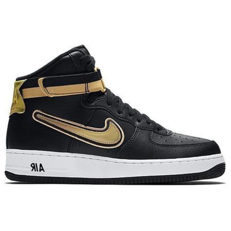 Nike Air Force 1 High Nba Black Metallic Gold AV3938-001