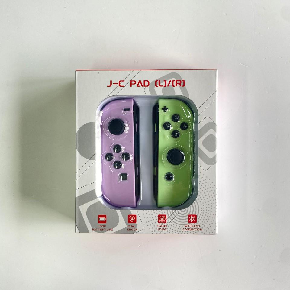 Wireless Bluetooth Joy-Con Controllers with Wake-Up Feature and Wrist Strap, Left and Right Separately for Switch