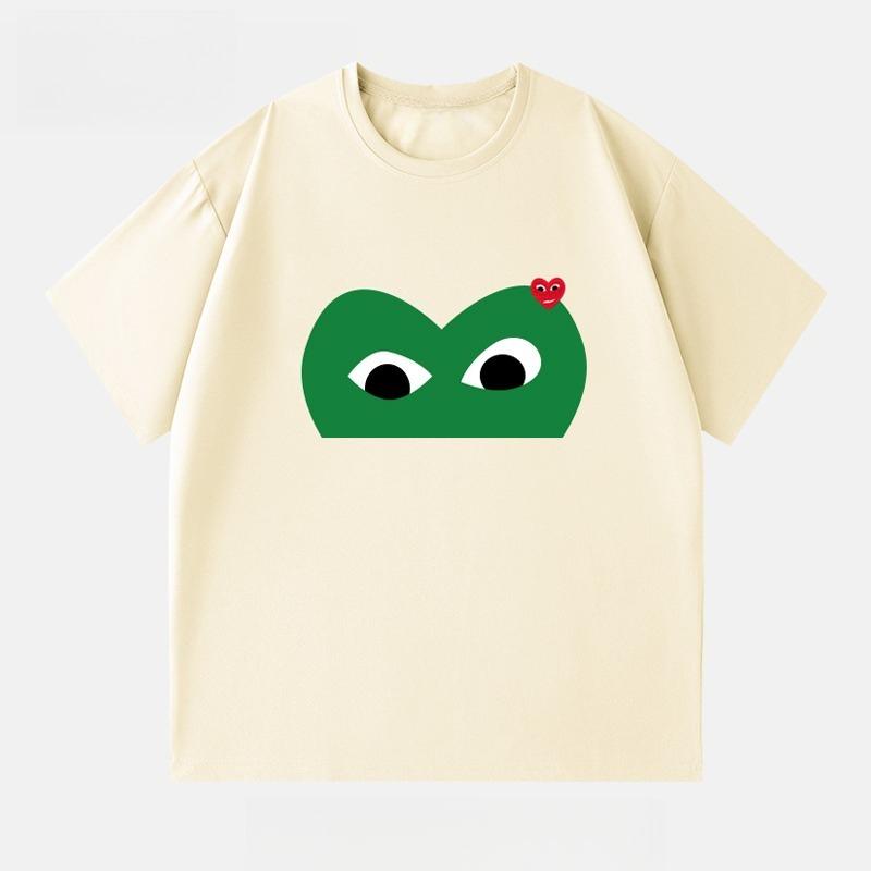 2025 Neues Essential Baumwoll-Unisex-T-Shirt Mode Druck Weich Atmungsaktiv Rundhals Mode Herren- und Damen-T-Shirts Einteilig