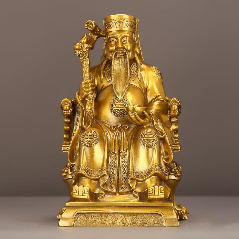 Brass for Worship Home Use God Earth Goddess Bronze Statue Ornament