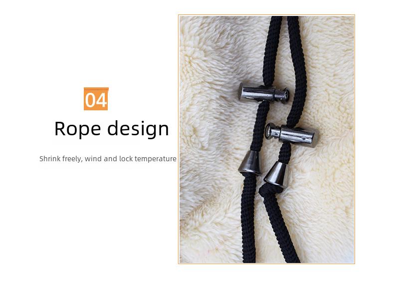 Winterradfahren Skimaske - Arktis-Fleece Winddichte Kapuze