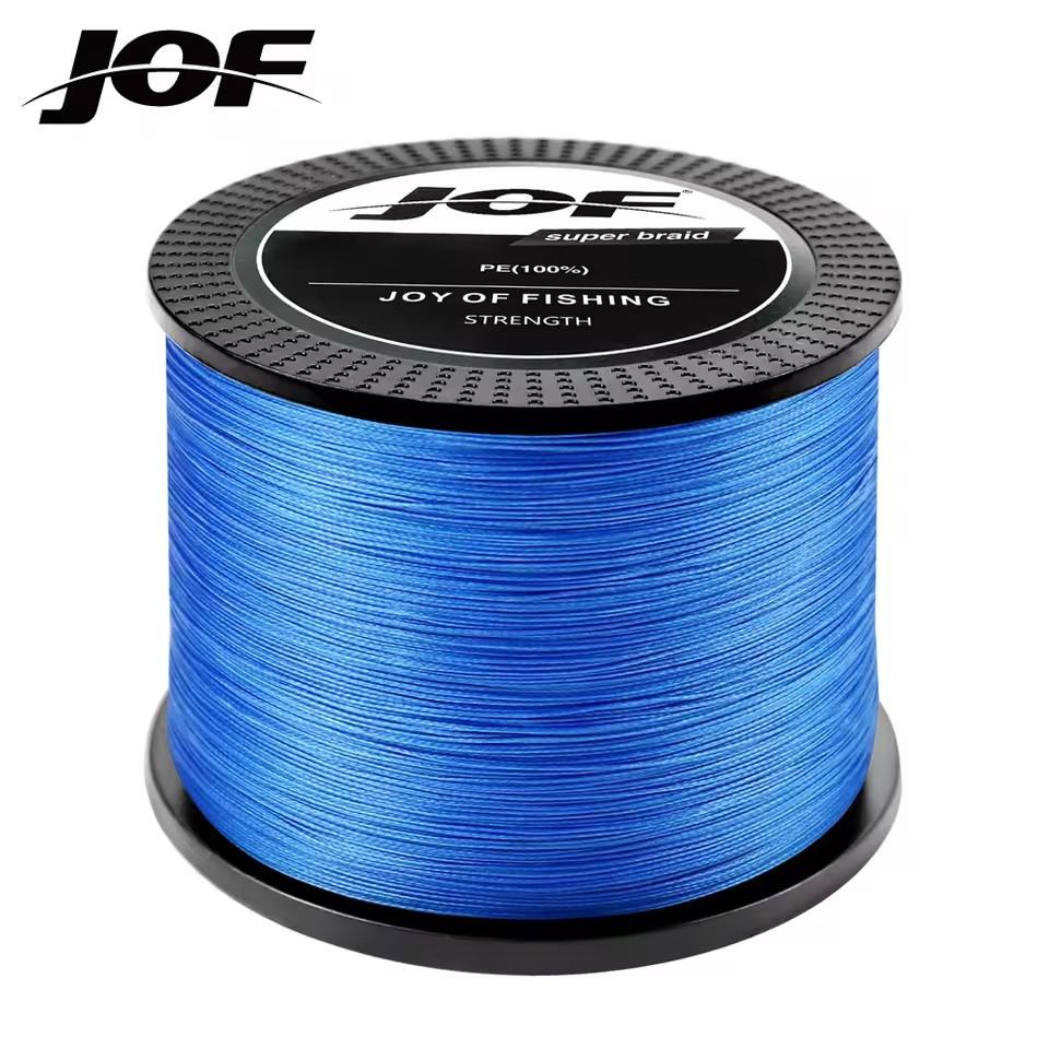 JOF X8 Braided Fishing Line 1000M 500M 300M 8 Strands MultiColor Multifilament Saltwater PE Line 20 30 40 50 60 80 100LB
