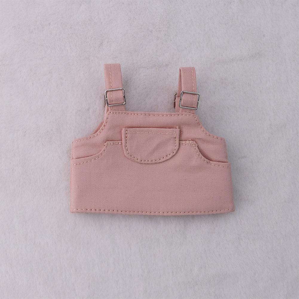 For 17cm Labubu Doll Clothes Fashion Clothes Shoulder Strap Skirt Doll Clothes Color Match Shorts Dolls Accessories Cute Decoration Little Clothes