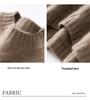High Neck Cashmere Women's Cable Knit Pullover Sweater - Autumn/Winter Style