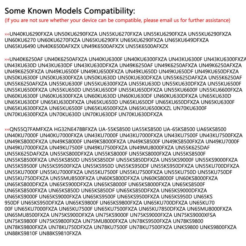 Fernbedienung BN59-01266A für Samsung Smart TV un49mu8000 UN50MU630D UN65MU700D