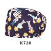 Fashionable Digital Printed Medical Hats for Women Men Breathable Soft Nursing Caps TOOTH Pet Clinic Surgical Scrubs Hat