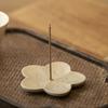 Flower Pattern Incense Stick Holder Incense Burner Stick Holder Line Plate Sandalwood Coil Base Studios Home Decoration Gift