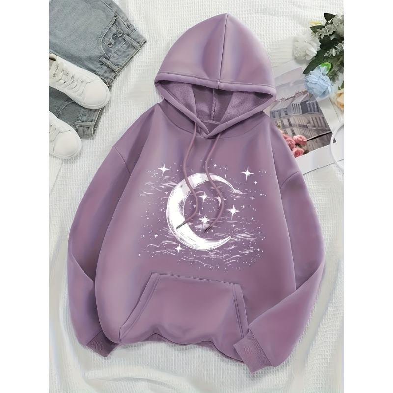 European and American Fashion Casual Sports Hooded Printed Sweatshirt