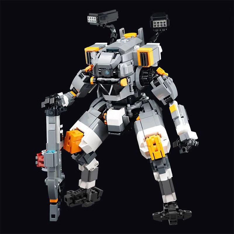 Building Blocks Titan Peripheral Pioneer Titan Robot Fall Assembling Building Blocks