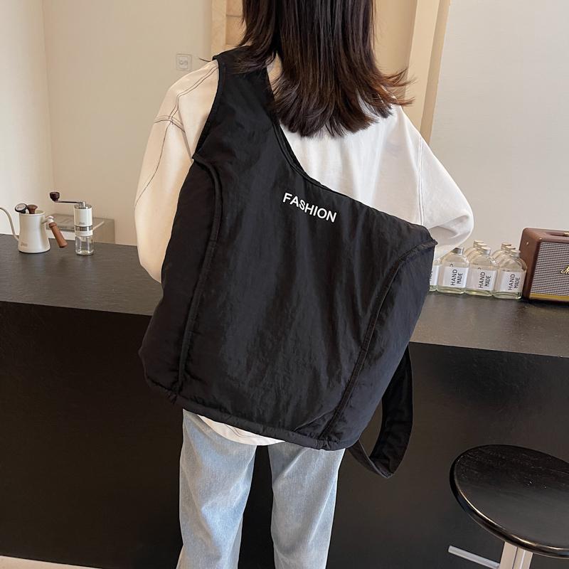 Nylon Backpack New Women'S Backpack Business Casual Large Capacity Computer Bag Simple Travel Backpack