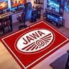 Jawa Retro Motorrad Teppich, geeignet für Wohnzimmer, Schlafzimmer, Spielzimmer, Computerraum und Heimdekoration.