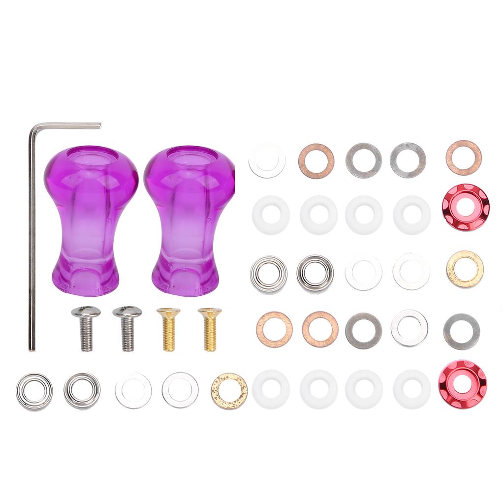 1Pair AMO Lure Fishing Reel Refit Handle Knob 27.5mm for Lowprofile Reel Spinning Reel