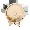 1Pc Coin Display Holder Vault Savings Bank Keepsake Cash Adventure Money Collection With Slot On Top Wooden Coin Box Memories