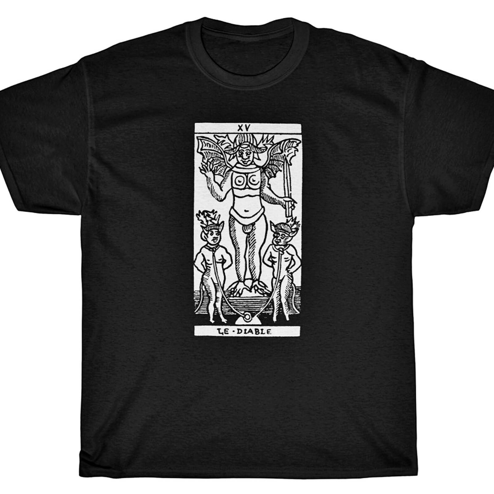 Tarot Card Devil T-Shirt 666 tarock occult M
