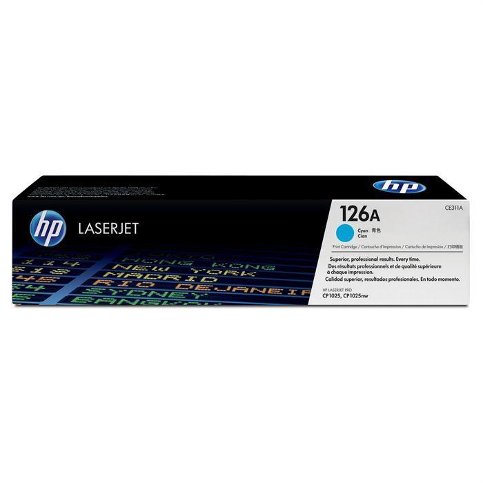 Cartouche De Toner HP 126A (CE311A) Cyan Pour LaserJet Pro CP1025/CP1025nw