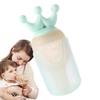 Medicine Dispenser Pacifier Feeder for Toddlers - Crown Shape Medicine Bottle for Water Training, Blue Color, Travel, Nursery