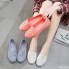 Flats Shoes Women Hollow Out Slip On Casual Nurse Shoes Summer Loafers Female Sandals Shallow Beach Breathable Zapatos