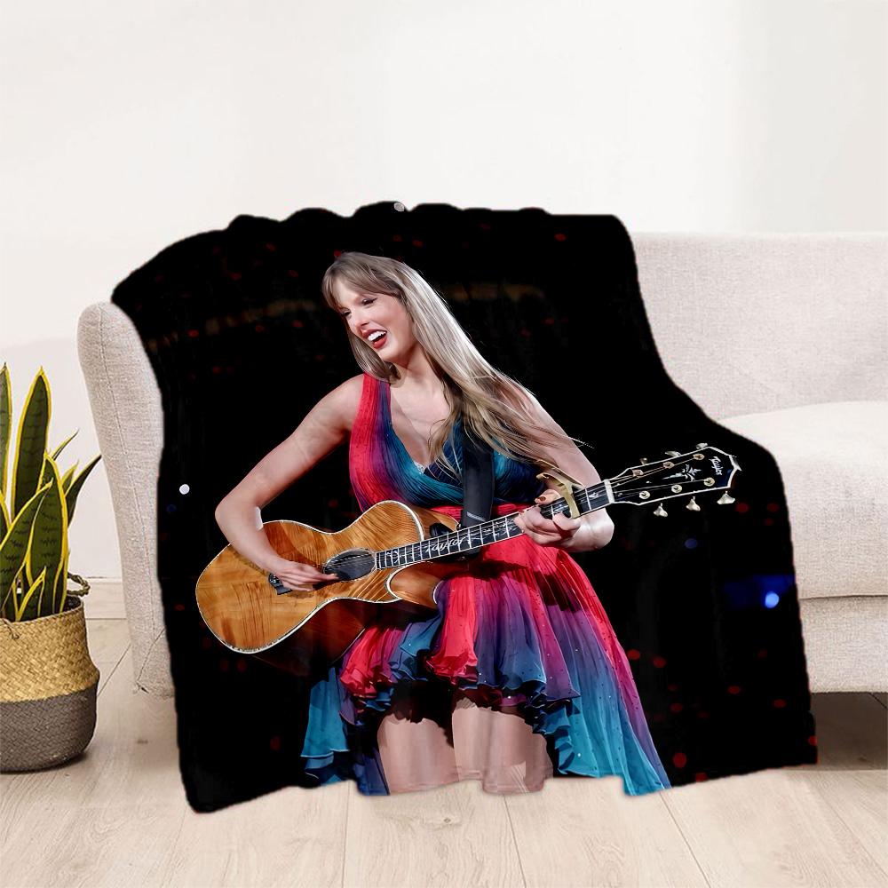 Angel In Purple Gown Flannel Blanket-Soft and Suitable for Sofas,Beds,Offices,Travel,All Seasons,Great Gift for Holidays and Birthdays.