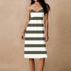 Women's Spaghetti Strap Backless Bow Loose Casual Beach Holiday Dress Sundress