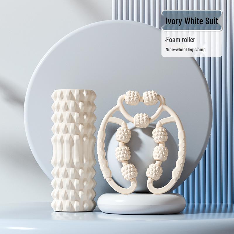 Professional Foam Roller for Muscle Relaxation and Leg Slimming - Wolf Tooth Massage Roller for Yoga and Fitness