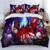 Game King Of Fighters Retro Bedding Set Boys Girls Twin Queen Size Duvet Cover Pillowcase Bed Kids Adult Home Textileextile Tool