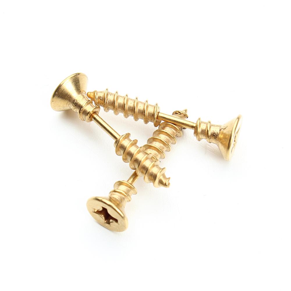 New Unisex Punk Rock Stainless Steel Nail Screw Piercing Stud Earrings Novelty Piercing Jewelry Rock Gothic Piercing Jewelry