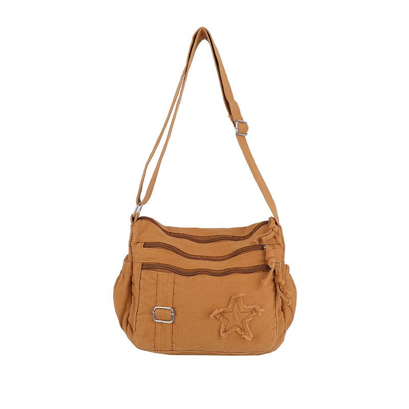 Fashionable Multi-purpose Shoulder Bag with Unique Design, Retro Style, Multiple Compartments, Suitable for Daily Use, Crossbody Bag Casually
