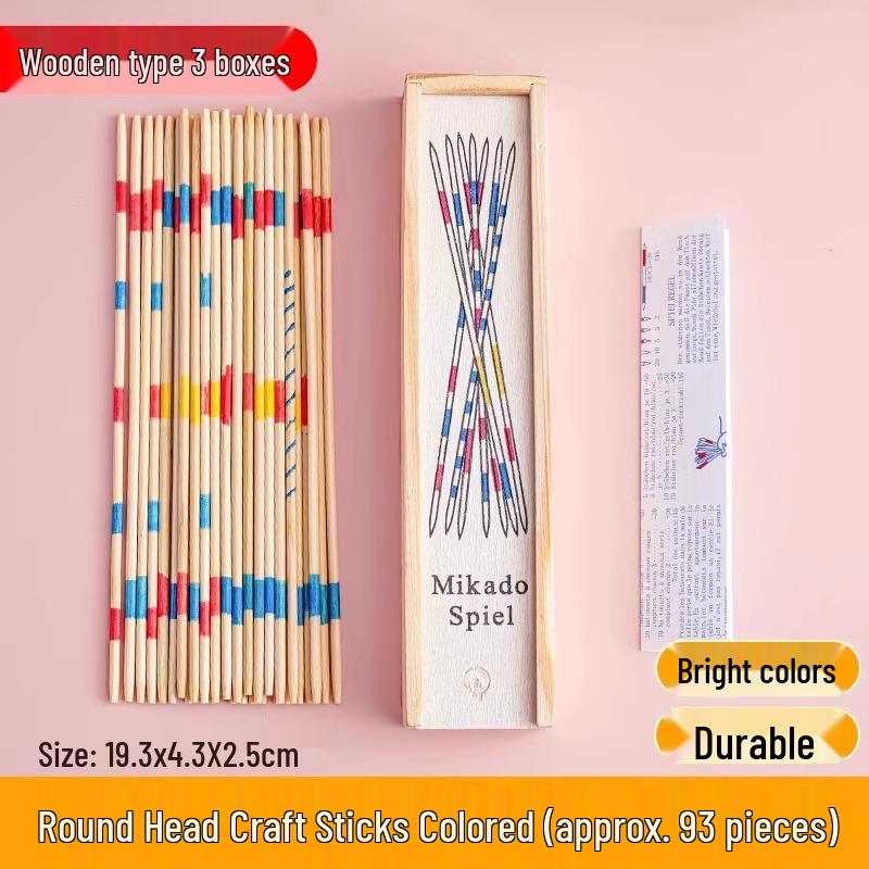 Fun Pick-Up Sticks: Wooden Game for Kids’ Thinking and Family Interaction