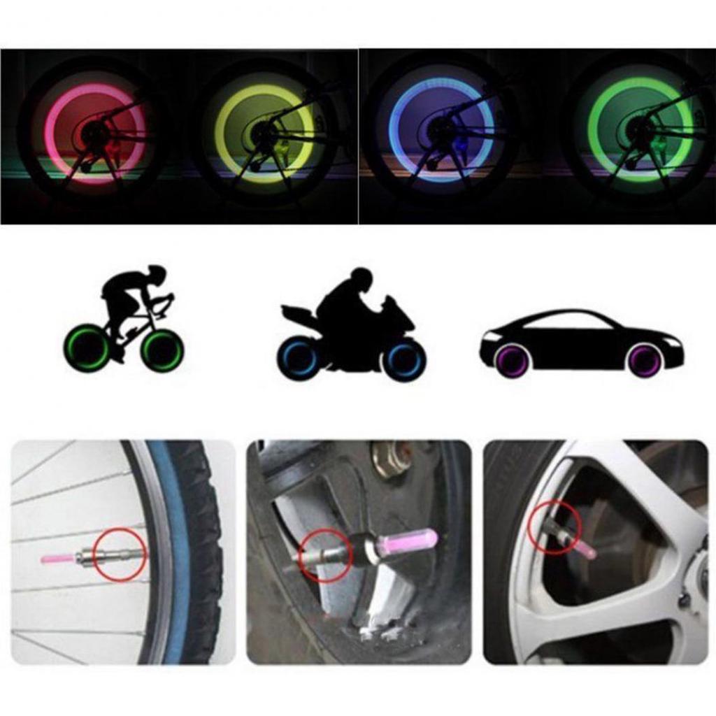 Lumière rouge voiture voiture Pour pneus de sport vélo moto Lot de 2 lumières LED pour valve de pneu Luciole Lumière rouge voiture voiture Pour pneus de sport vélo moto Lot de 2 lumières LED pour valve de pneu Luciole