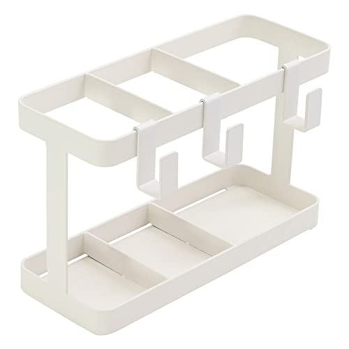 SUGGEST Hair Dryer Stand, Hair Iron Stand with Door Hook, Storage, Styling Tools, Hair Dryer Storage, Bathroom, Dressing Room, Bedroom, Simple Design