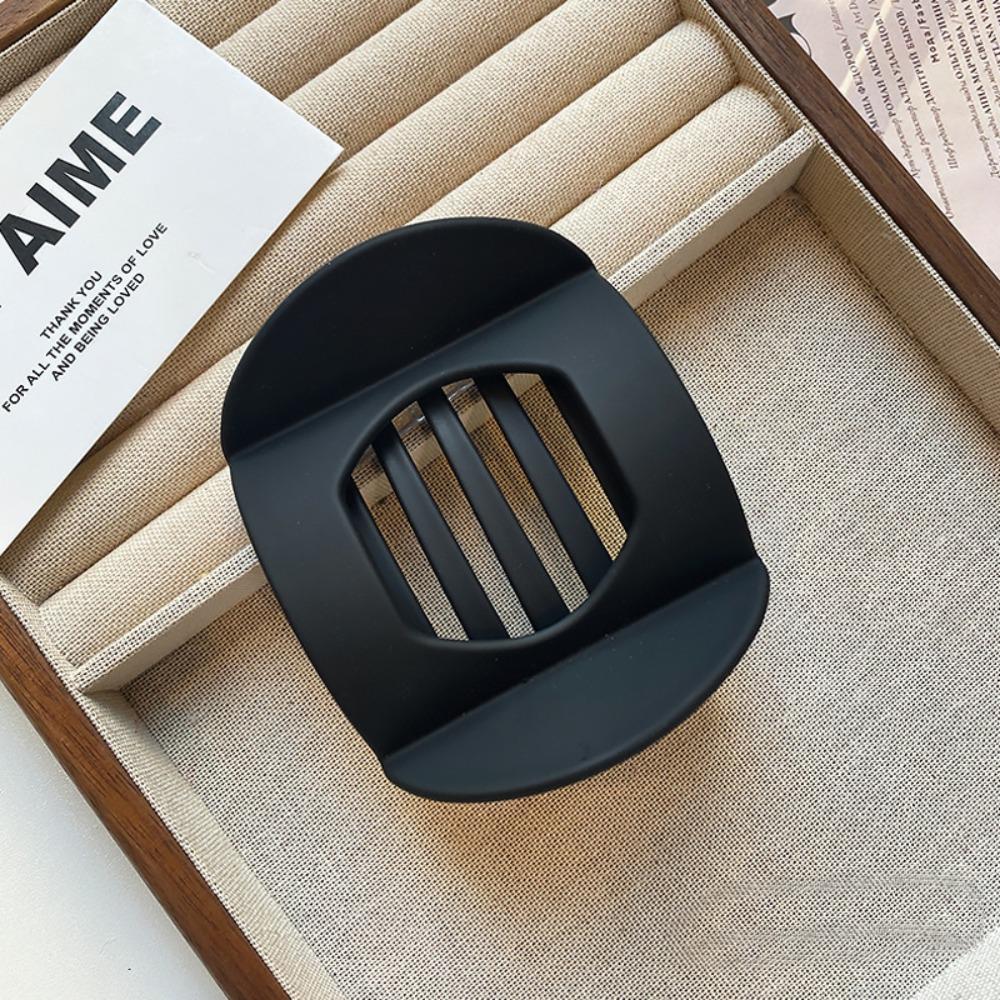 Flat Hair Claw Clip Arc Shaped Hair Barrettes Vintage Hairpin  for Women
