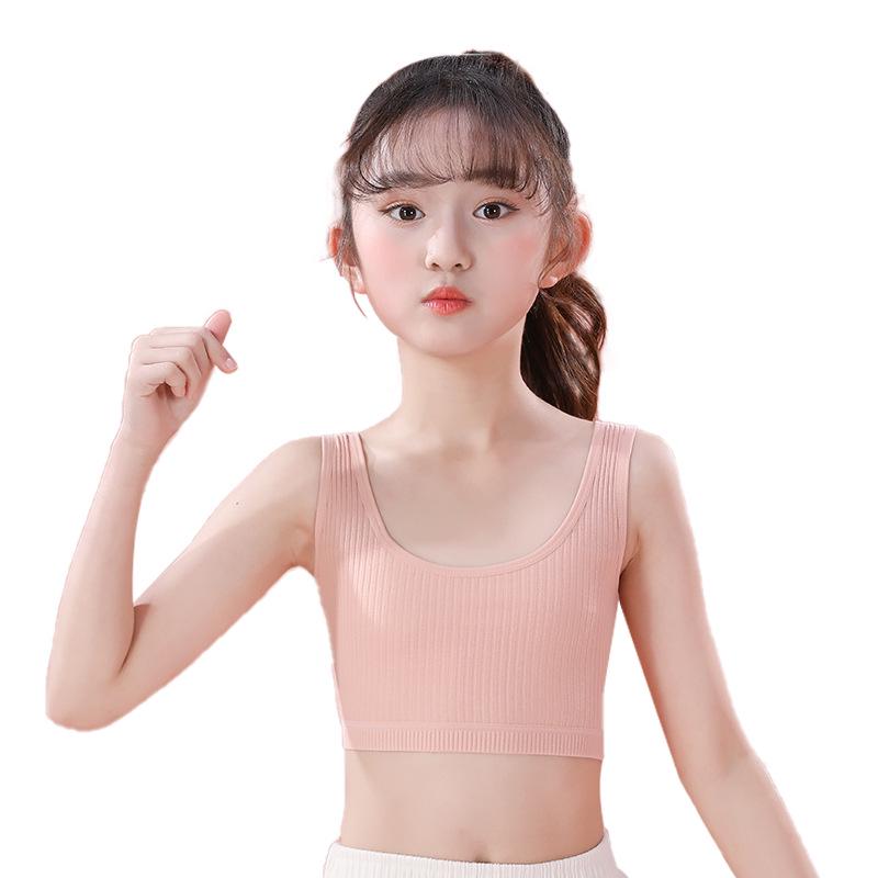 Anti-Protrusion Developmental Underwear: Girls' Tank Tops and Teen Bras for Students