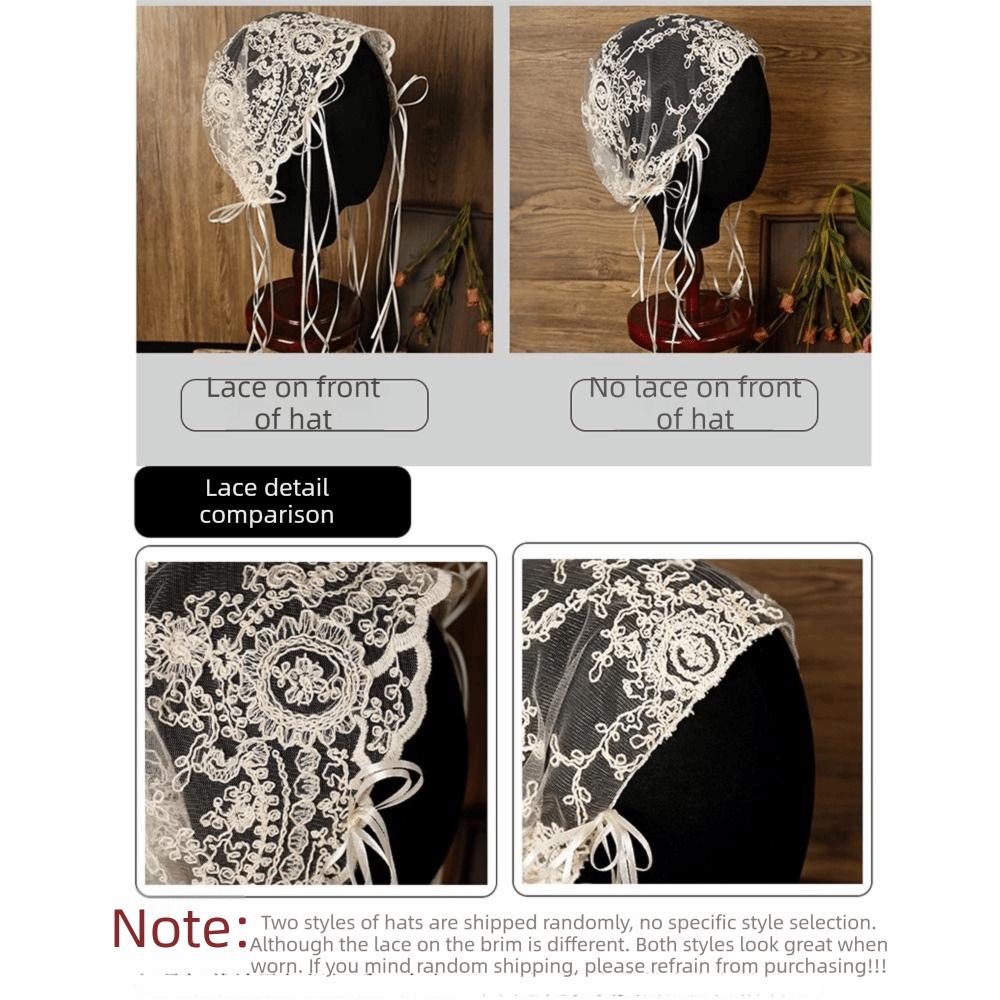 Vintage Bridal Headband French Lace Bridal Headpiece Elegant Bridal Veil  Bridal Event
