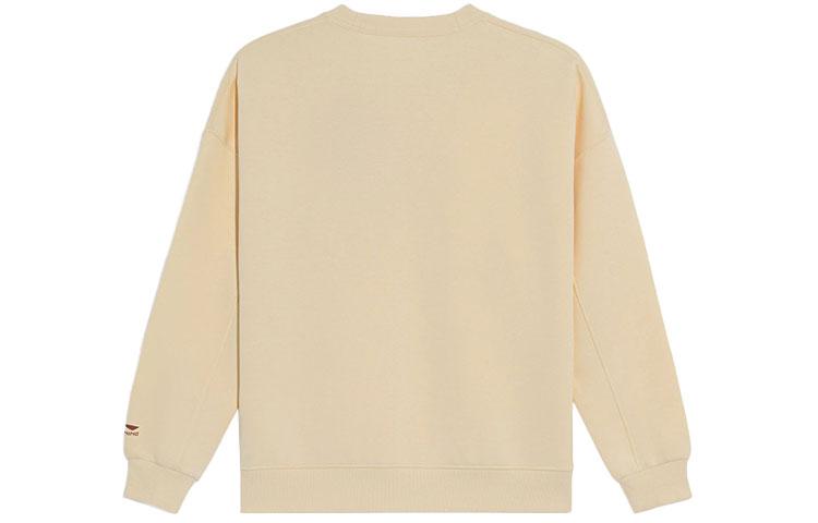 Li Ning Sports Life Collection Sweatshirt Women's Vanilla Yellow AWDS042-5