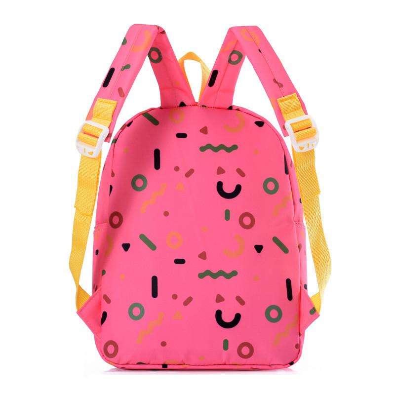 Adorable Cartoon Kids Backpack For Boys And Girls Oxford Fabric Lightweight