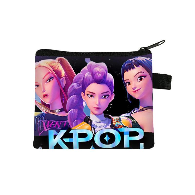 Witch Hunters Change Bag Coin Storage Bag Wallet Short Portable Key Card Bag Cartoon Bag