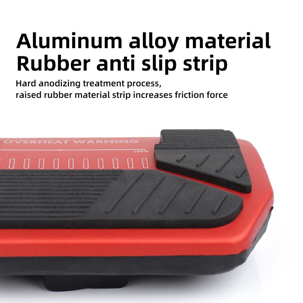 LUCKEASY Per Tesla Model 3 Model Y - Accessori Auto Pedale Freno Antiscivolo Pedali Piede in Lega di Alluminio